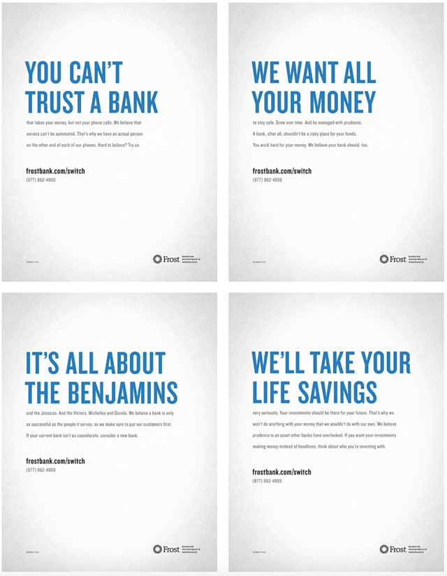 frost bank advertisements