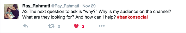 The next question to ask is "why?"