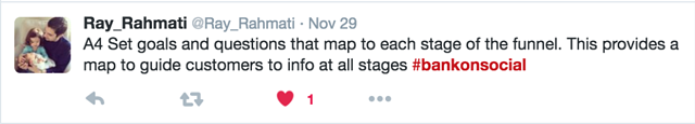 Goals provide a map to guide consumers to info at all stages