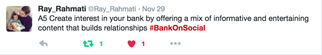 be informative and interesting to build relationships