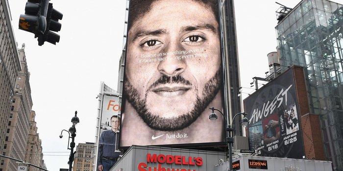 Nike takes a risk making Colin Kaepernick the face of their corporate social responsibility campaign.