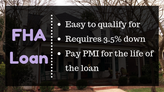 FHA loans are easier to qualify for but require you to pay insurance for the life of the loan. 