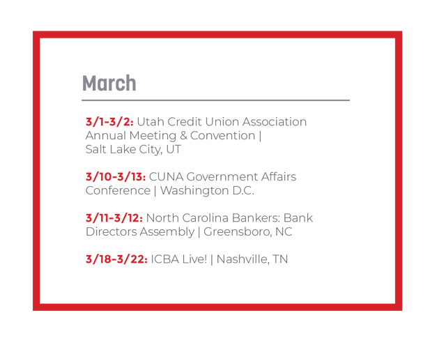 banking conferences in march