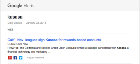 Google alerts