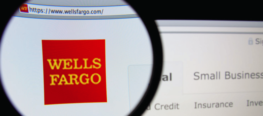 wells fargo website screenshot