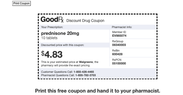 A goodrx coupon from Kasasa Care
